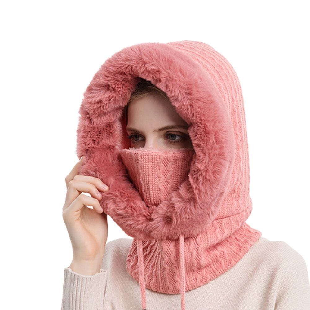 Gorro de Pelúcia Feminino Espaço Shop Vermelho Claro