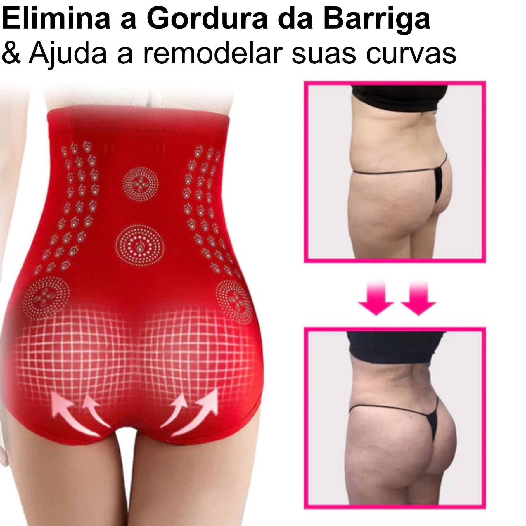 Calcinha Cinta Magnética Modeladora espaço shop