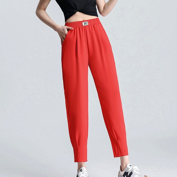 Calça Pantalona - A Mais Soltinha e Fresca do Mercado - Oferta Válida Apenas Hoje! 0 Espaço Shop Vermelho PP
