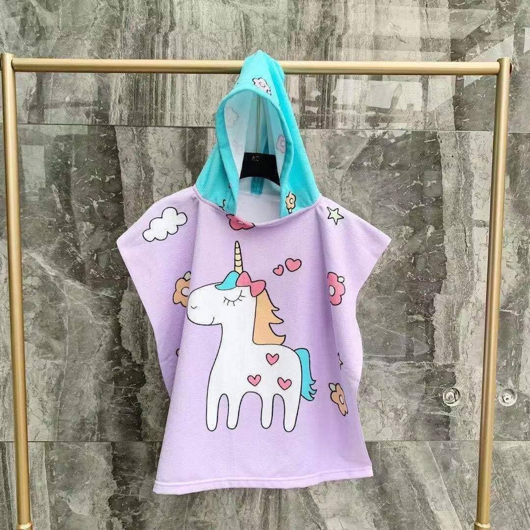 Toalha Temática Infantil - Roupão Care Espaço Shop Unicórnio