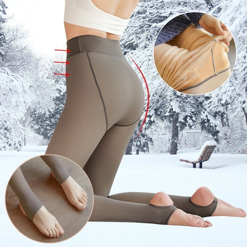 Mulheres Meia-Calça Térmica Lã Inverno Quente NoBrand PA57- Meia Calça Peluciada espaco shop
