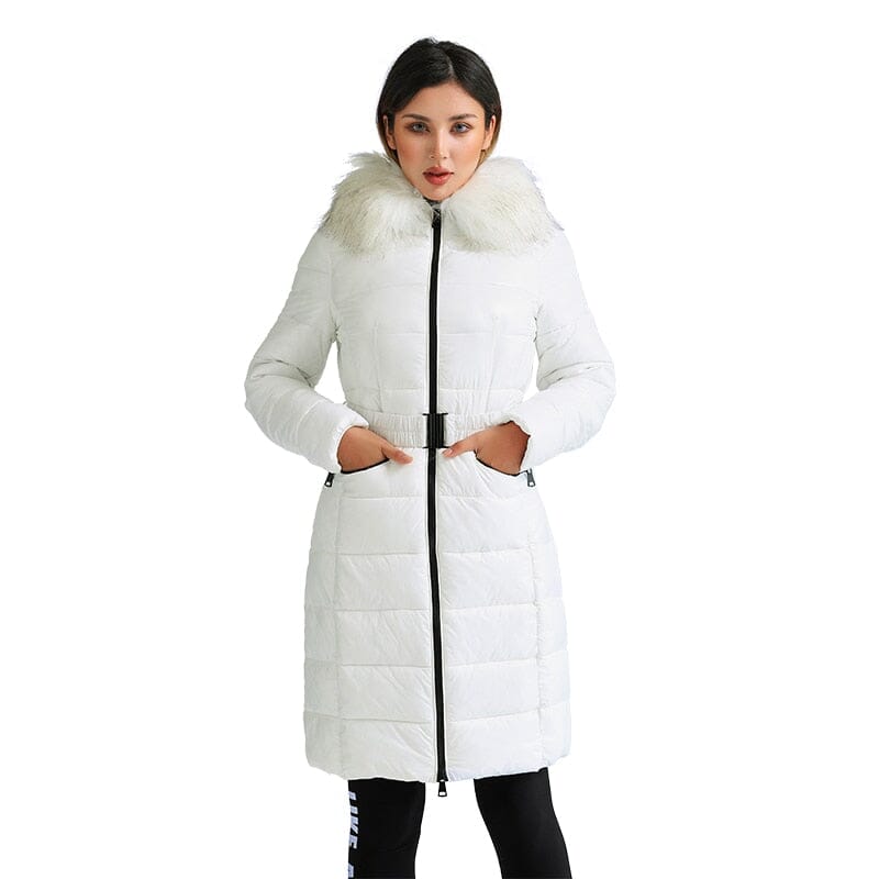 Casaco Longo Puffer - SANTELON Espaço Shop Branco PP