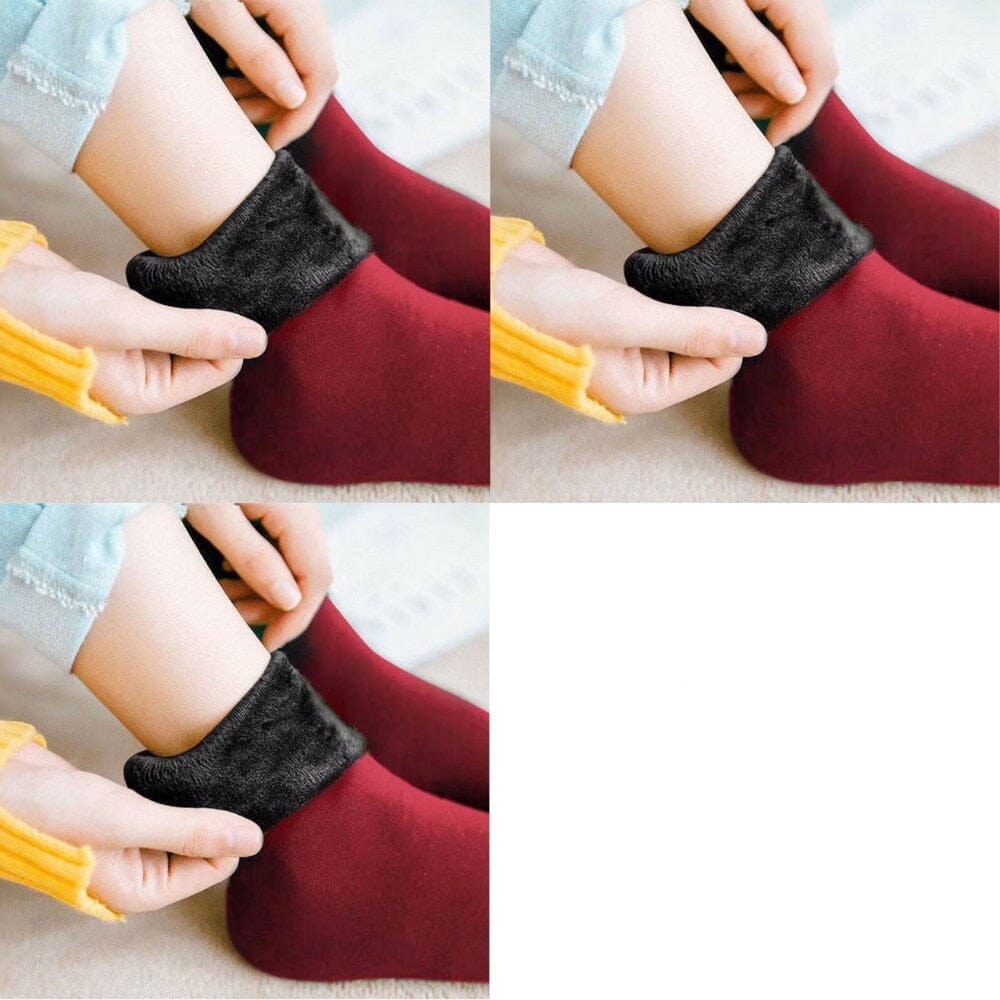 Meia Térmica Alaska Unissex - Pague 1 Leve 3 meia calca termica Espaço Shop 3 Vermelhas Único 30-43