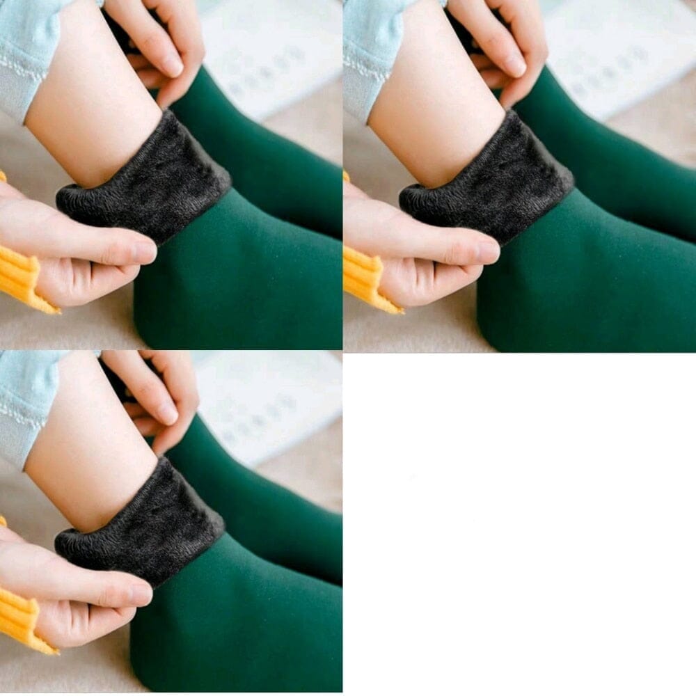 Meia Térmica Alaska Unissex - Pague 1 Leve 3 meia calca termica Espaço Shop 3 Verdes Único 30-43