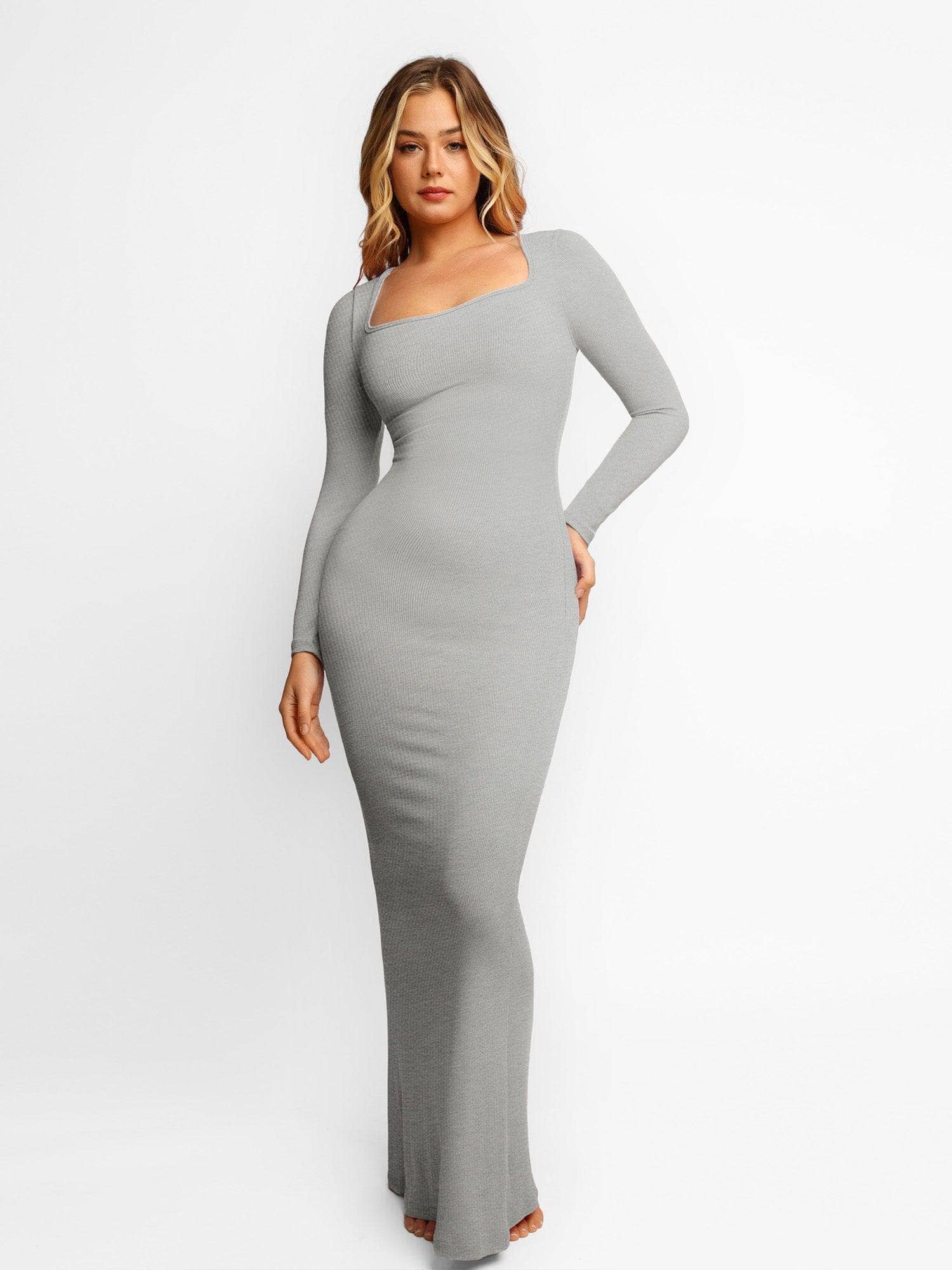 O vestido que realça seu formato Mais vendido do Ano Bodycon Dress Espaco Shop Vestido Manga longa Preto PP (34)