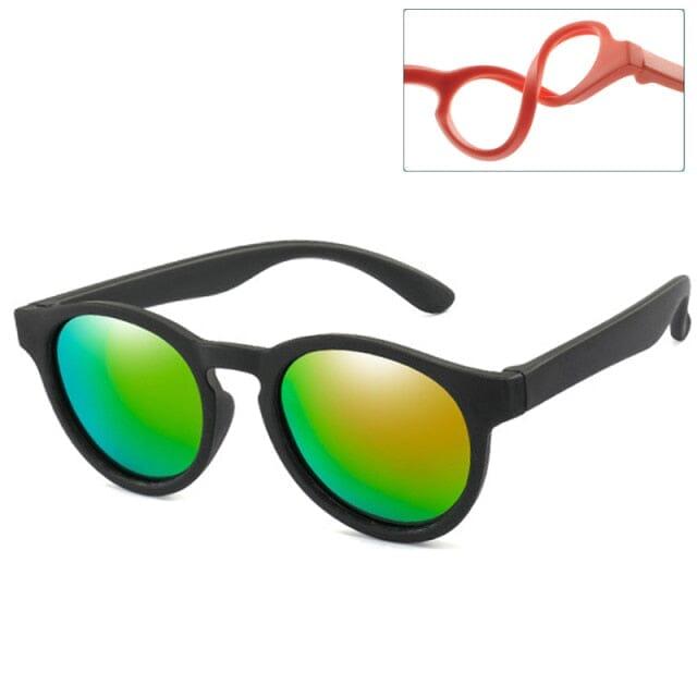 óculos Infantil Flexível WarBlade Espaço Shop Preto e Azul Florescente