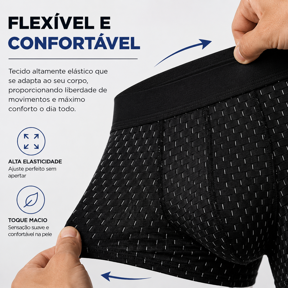 Kit 10 Cuecas de Fibra de Bambu (PAGUE 5 LEVE 10)