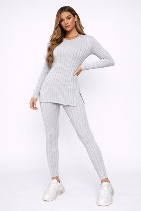 Conjunto Feminino Canelado Cozy Fit