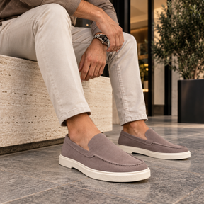 Sapatênis Camurça Slip On Masculino