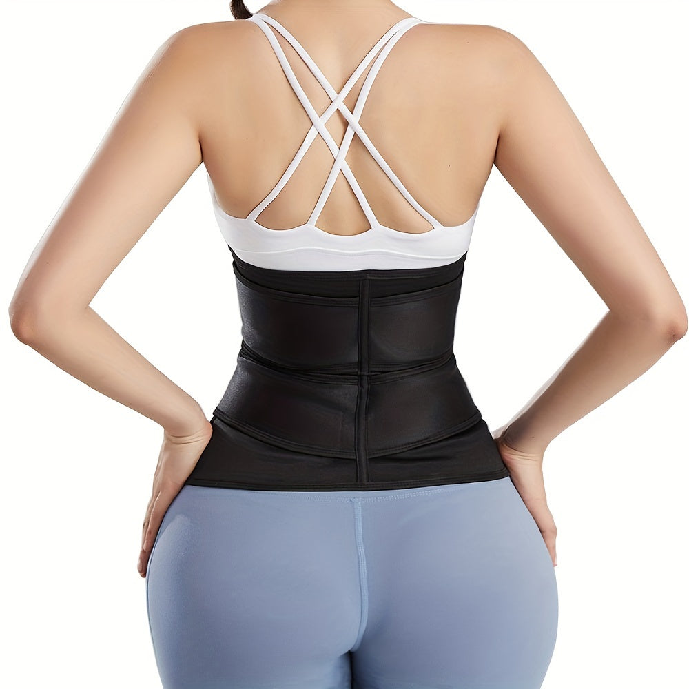 Cinta Modeladora Abdominal com Zíper e Velcro de Alta Compressão
