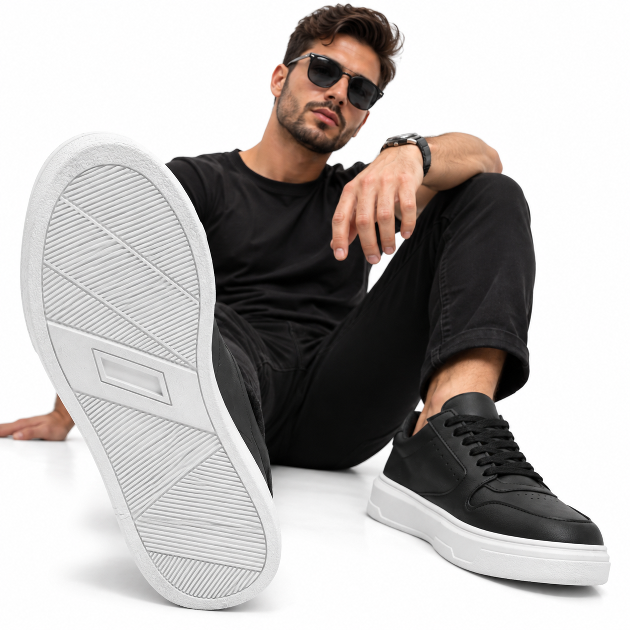 Tênis Casual Masculino Sola Alta Oversize