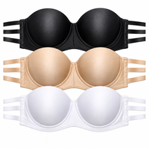 Kit 3 Sutiã Tomara Que Caia Premium Feminino Alça Tripla
