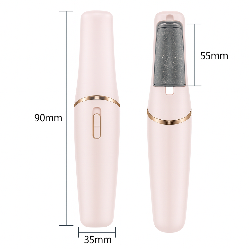 Lixador de Pé Elétrico Portátil – Esfoliador Tira Calos USB