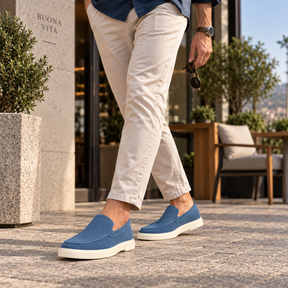 Sapatênis Camurça Slip On Masculino