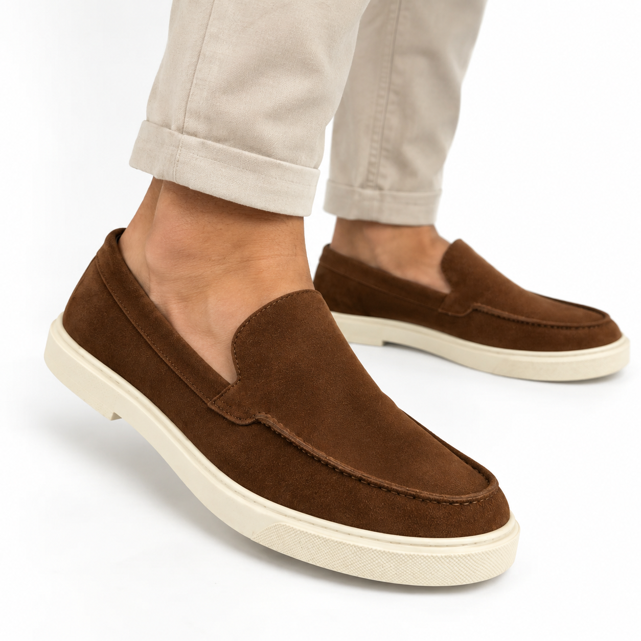Sapatênis Camurça Slip On Masculino