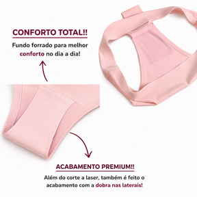Kit 12 Calcinhas Fio Dental Sem Costura Invisível Sob a Roupa