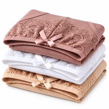 Kit Calcinhas de Renda Anti Alérgico De Renda Em Algodão