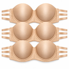 Kit 3 Sutiã Tomara Que Caia Premium Feminino Alça Tripla