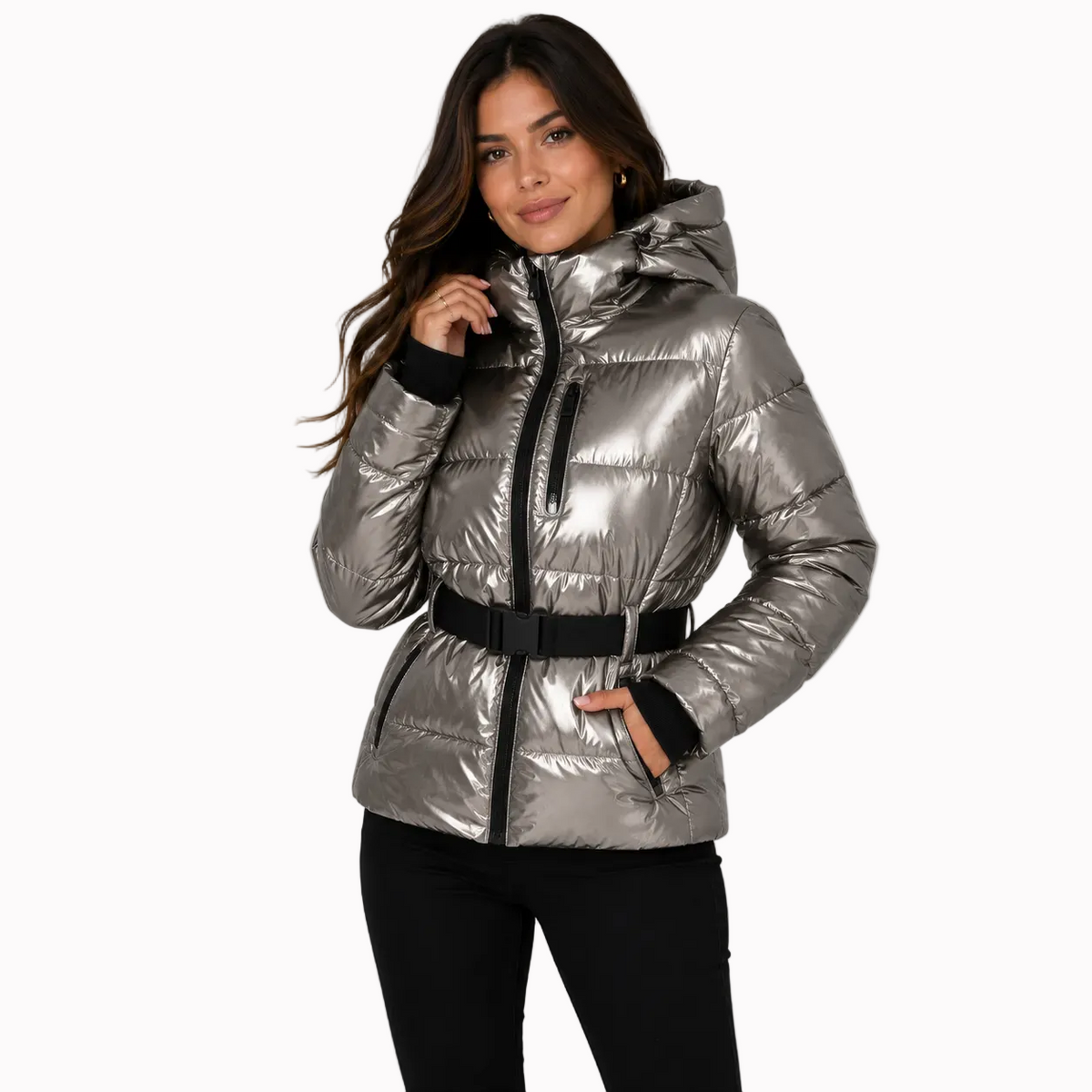 Jaqueta Feminina Impermeável Arctis Silver