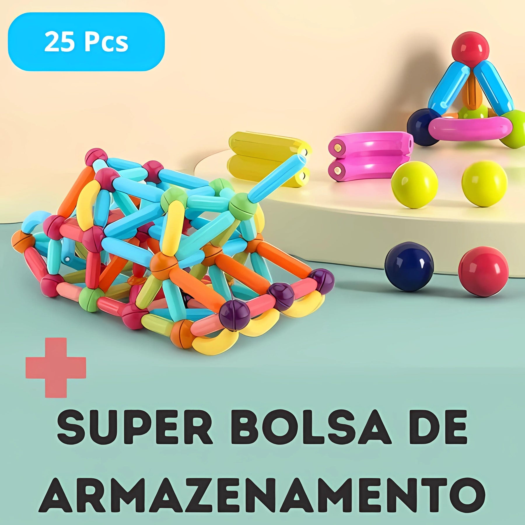 Brinquedo Magnético Criativo - Magnetic Kids