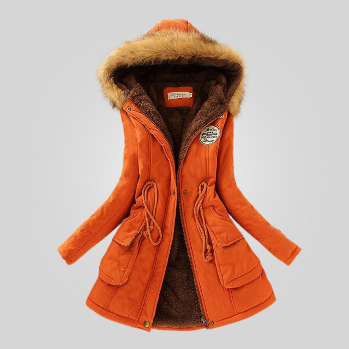 Casaco Feminino de Inverno Peluciado