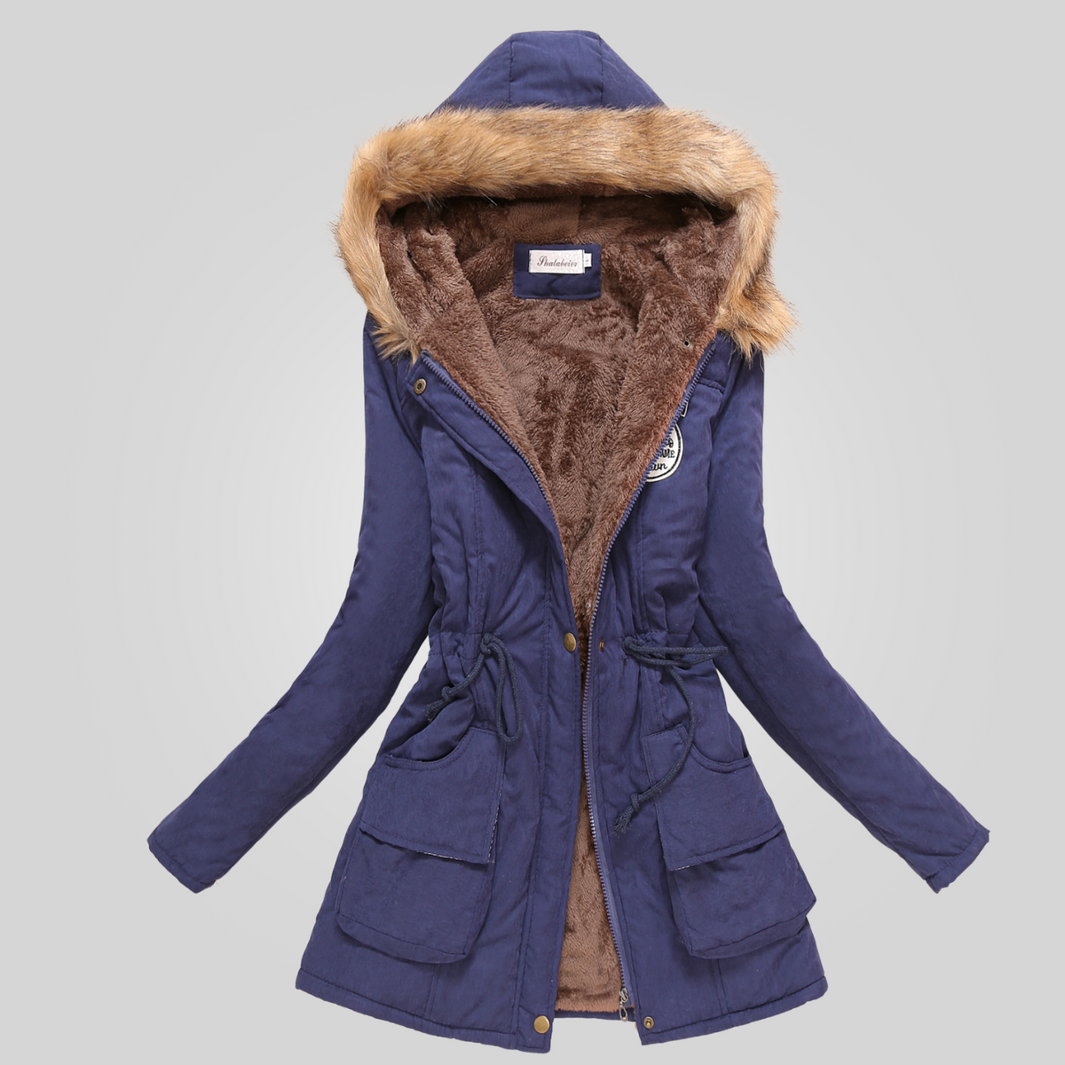 Casaco Feminino de Inverno Peluciado