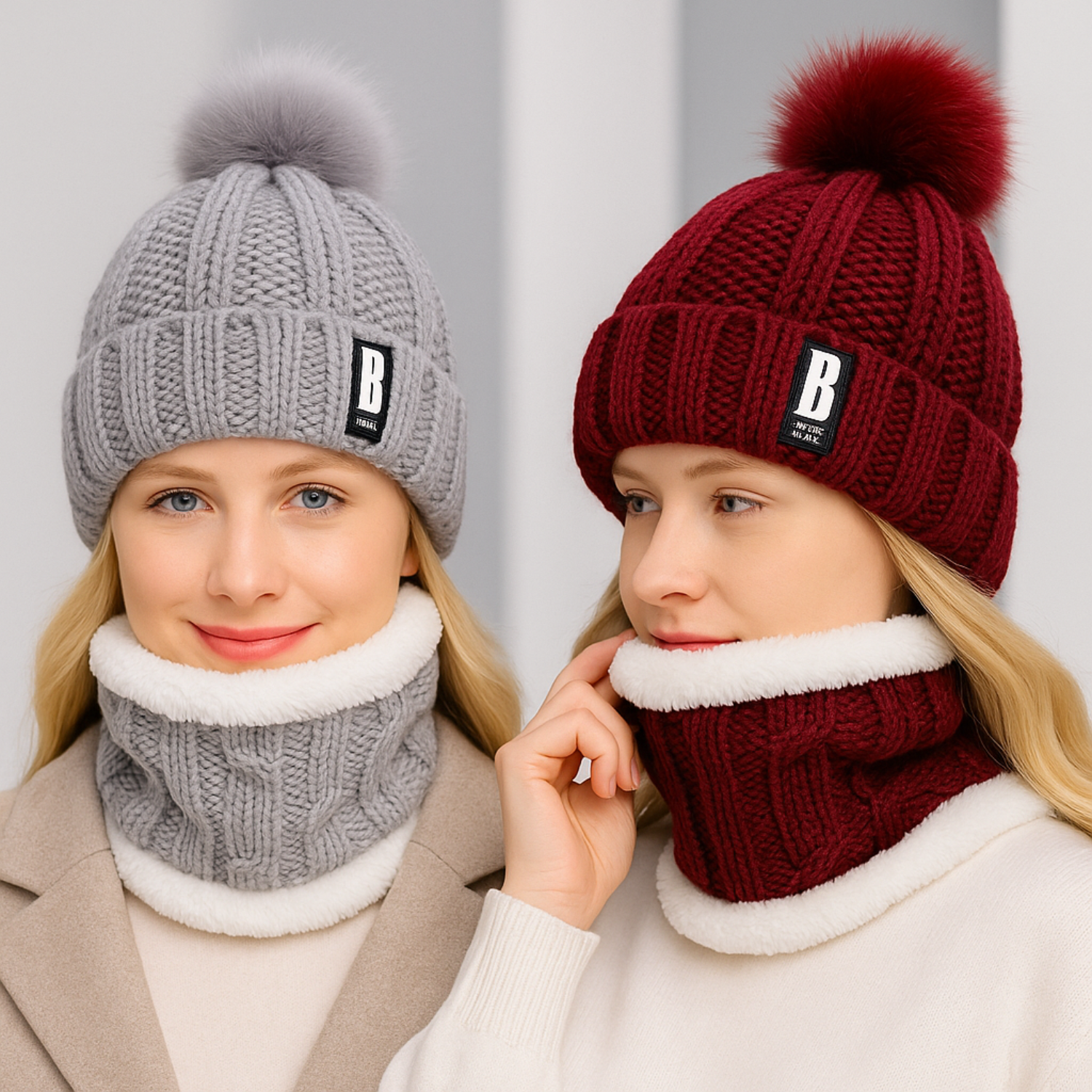 Gorro e Protetor de Pescoço Feminino WinterShield