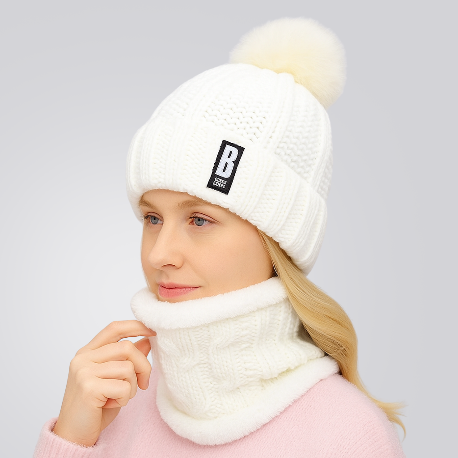Gorro e Protetor de Pescoço Feminino WinterShield
