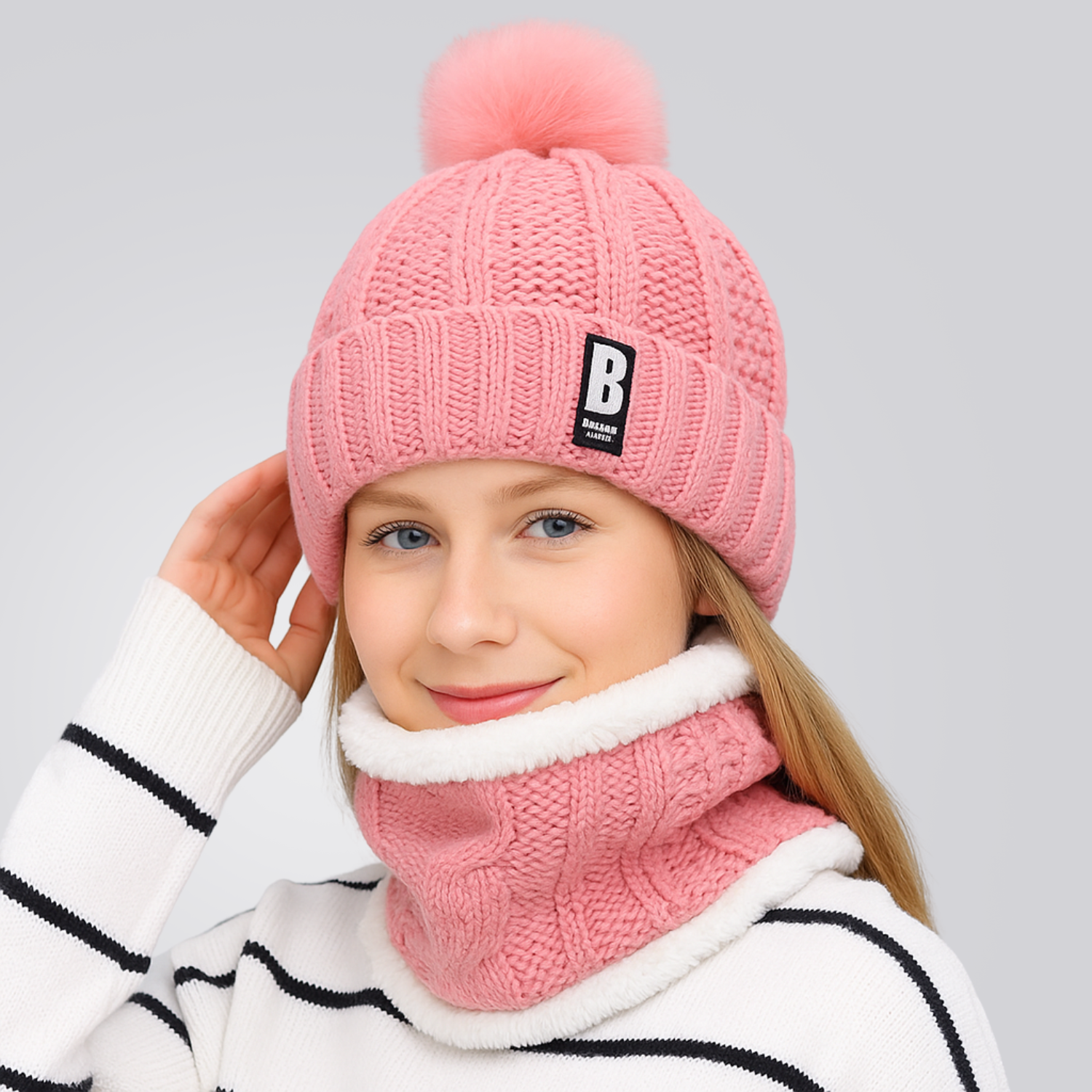 Gorro e Protetor de Pescoço Feminino WinterShield