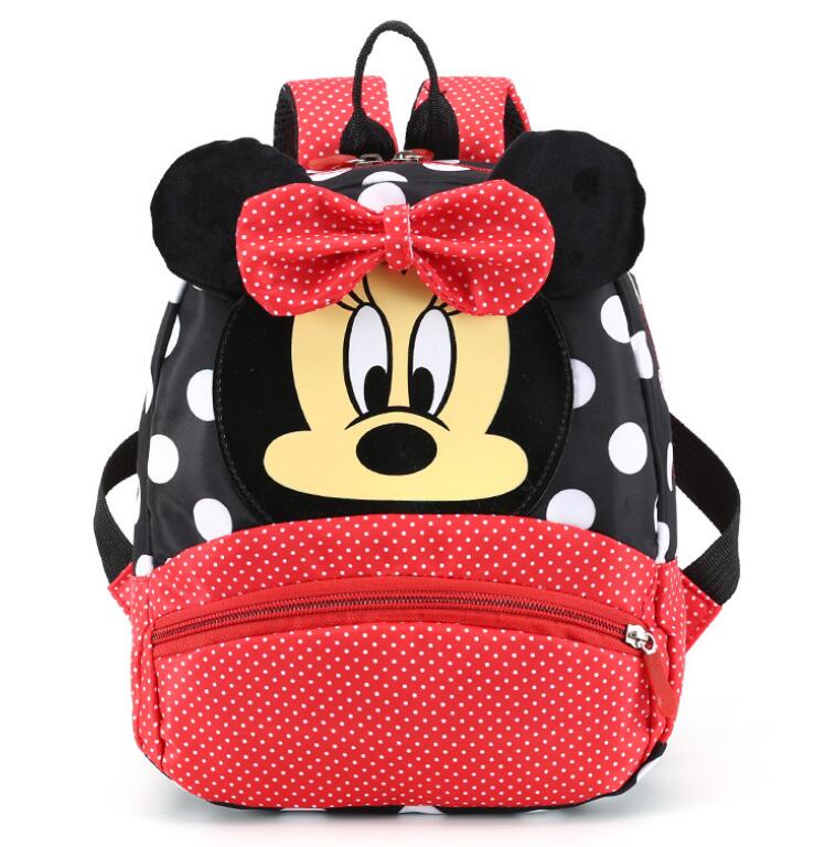 Mochila Infantil Escolar Mickey e Minnie