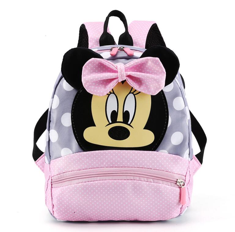 Mochila Infantil Escolar Mickey e Minnie