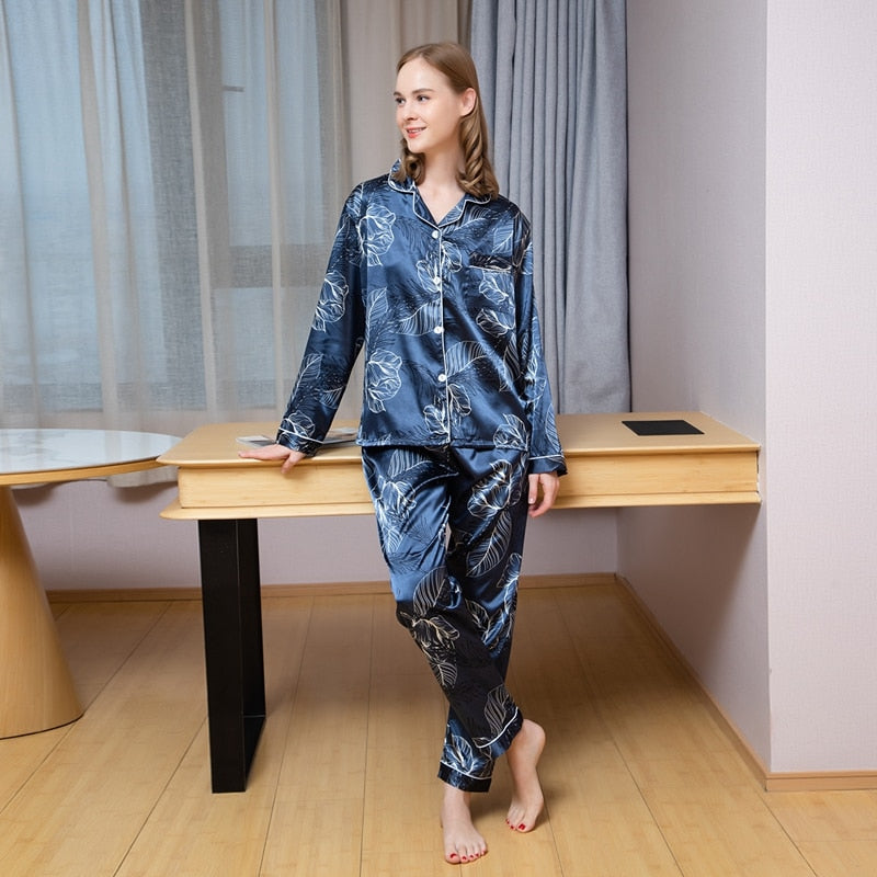 Pijama Feminino Americano Longo - Lux