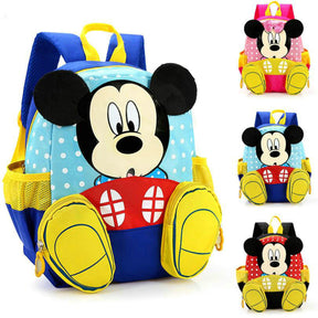 Mochila Infantil Escolar Mickey e Minnie