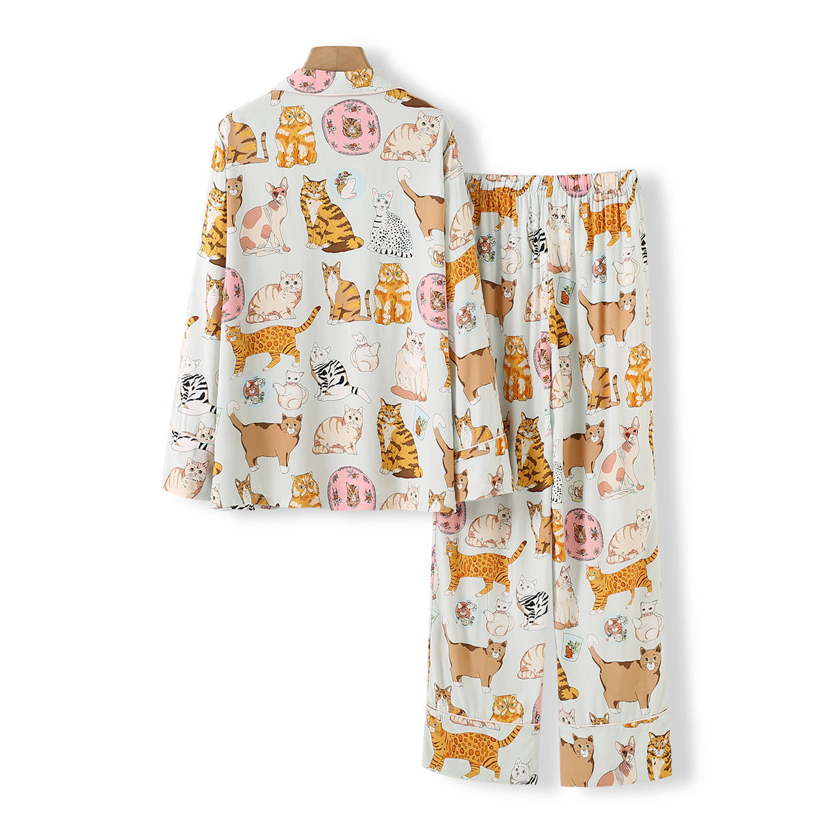 Pijama Feminino Americano Longo - Cats