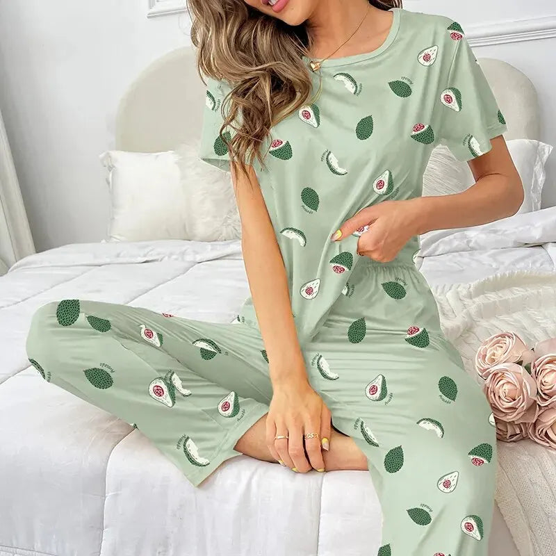 Pijama Feminino Longo - Green