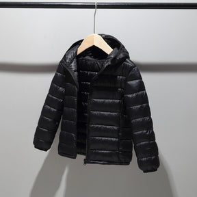 Jaqueta Infantil Puffer com Capuz Unissex