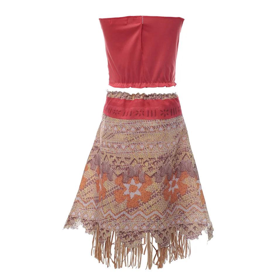 Fantasia Moana Infantil Completa com Acessórios