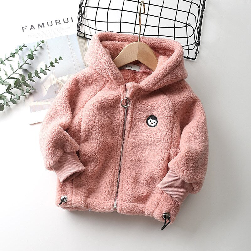 Jaqueta Infantil Fleece com Capuz