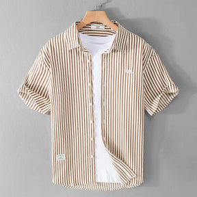 Camisa Masculina Listrada Comfort