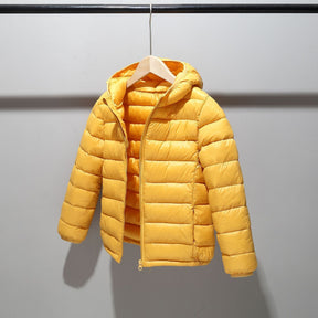 Jaqueta Infantil Puffer com Capuz Unissex