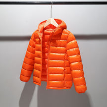 Jaqueta Infantil Puffer com Capuz Unissex