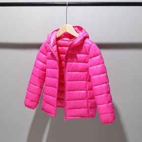 Jaqueta Infantil Puffer com Capuz Unissex