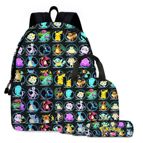 Kit Escolar Mochila e Lancheira - Pokémon Go