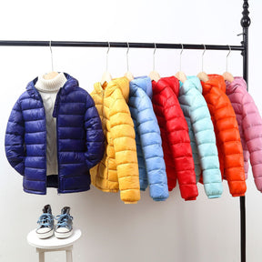 Jaqueta Infantil Puffer com Capuz Unissex