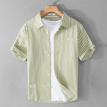 Camisa Masculina Listrada Comfort