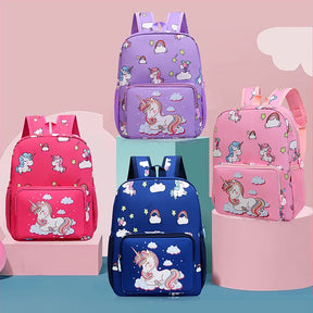 Mochila Infantil Escolar Unicórnio