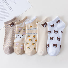 Meias Bear - Pacote 5 Pares