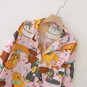 Pijama Feminino Americano Curto - Pets