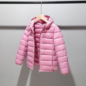 Jaqueta Infantil Puffer com Capuz Unissex