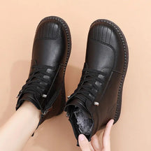 Bota Feminina Forro Confortável Zíper Lateral Inverno